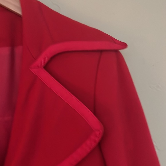 Trend-a-Porter | Wool coat with ribbon detail | Red | Size 10 - Picture 8 of 12